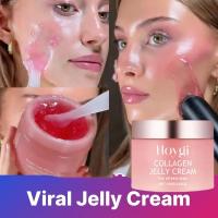 Crema facial de gelatina de colágeno, 100g, SPA suave, nutritivo, reafirmante, desvanecimiento de la piel, Gel para flacidez de arrugas, limpieza de poros, brillo e hidratación, cuidado - details 3