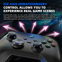 Mando inalámbrico G6 para juegos móviles, controlador trimodo Hall rocker/disparador, Joystick de seis ejes para NS Switch /PC/Android/IOS - details 1