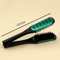 Peine Rectificador de Cabello Profesional Doble Peine en Forma de V Herramienta de Estilismo Sin Daño Certificado CE - details 7