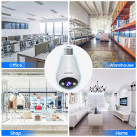 Lenovo Cámara de Vigilancia Inteligente IP WiFi 3MP E27 Bombilla Monitoreo de Video Interior - details 10