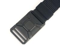 Cinturón táctico de liberación rápida para hombre y mujer, cinturón militar para exteriores, accesorios deportivos de nailon suave real, cinturón negro, nuevo - details 5