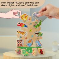 Wooden Balance Tree, Montessori Educational Toys for 3+ Years Old Stacking Blocks Develops Fine Motor Skills&Cognitive Abilities - details 3