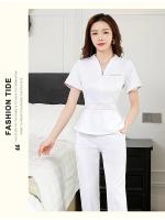 Uniforme de Verano de Manga Corta Traje de Belleza de Salón de Belleza para Mujeres - details 15