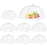 Paraguas de red plegable, mosquitera portátil para picnic, protección de placa, cubierta para alimentos, utensilios de cocina - details 0