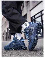 Zapatillas de ocio versátiles para hombre, zapatos deportivos ligeros y cómodos para caminar, zapatos para correr con hoja de grafiti a la moda, calzado masculino - details 18
