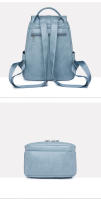 Mochila de piel sintética para mujer, con borla Bolso pequeño, informal, vintage, rosa, azul y negro - details 24