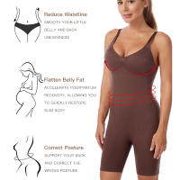 Bodysuit Modelador De Abdomen Y Glúteos Sin Costuras Para Mujeres Fajas Colombianas Slim Catsuit Control Medio Material De Nylon Cómodo Y Transpirable - details 3