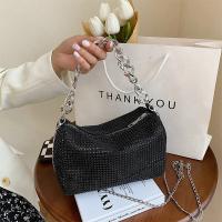 Bolso de noche con diamantes brillantes para mujer, bolsa de lujo con diamantes de imitación para banquete, con cadena de Metal, a la moda, 2024 - details 7