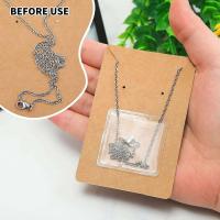 Bolsas Adhesivas para Hacer Joyas DIY 50pcs Empaquetado de Cadena Autoadhesiva - details 4