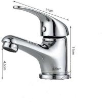 Grifo Monomando Cromado para Lavabo con latiguillo normalizados para España de 3/8. Elegancia y Funcionalidad. - details 1