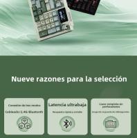Langtu LT95 Teclado de Deportes Electrónicos Personalizable Modos de Juego, Inalámbrico, Bluetooth, Escritura de Oficina Intercambiable en Caliente - details 1