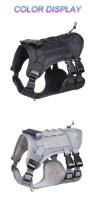 Perro táctico con correa de asa, accesorio militar para caminar perros Rottweiler, arnés para cachorros medianos y grandes - details 11