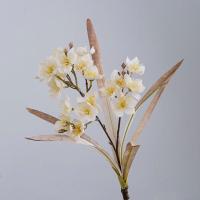 Rama de narciso Artificial de tacto Real, flor de narciso de seda hecha a mano elegante, flor falsa de lujo, decoración de jardín al aire libre - details 5