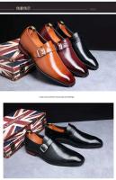 2025 vestido de color sólido de talla grande para hombre, zapatos informales de terciopelo de tigre de metal hechos a mano para fiesta de caballero - details 9