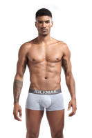 Marca JOCKMAIL, ropa interior de alta calidad para hombres, calzoncillos boxer de algodón boutique, bañadores gruesos de cintura baja, calzoncillos - details 10