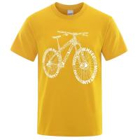 Camisetas con estampado divertido para hombre, camiseta de montaña para hombre, camisetas de manga corta transpirables de verano - details 1