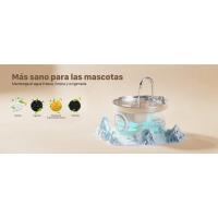 Fuente de Agua para Gatos Fuente Agua Gatos Fuente Gatos Acero Inoxidable