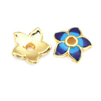 Tapetes de Flores de Brasso Dorado 18K 30PCS Accesorios de Joyería DIY de Alta Calidad - details 52