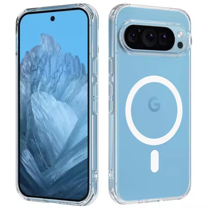Fundas de teléfono magnéticas transparentes para Google Pixel XL 9a 9 8a 7a 8 7 Pro cubierta protectora - 1