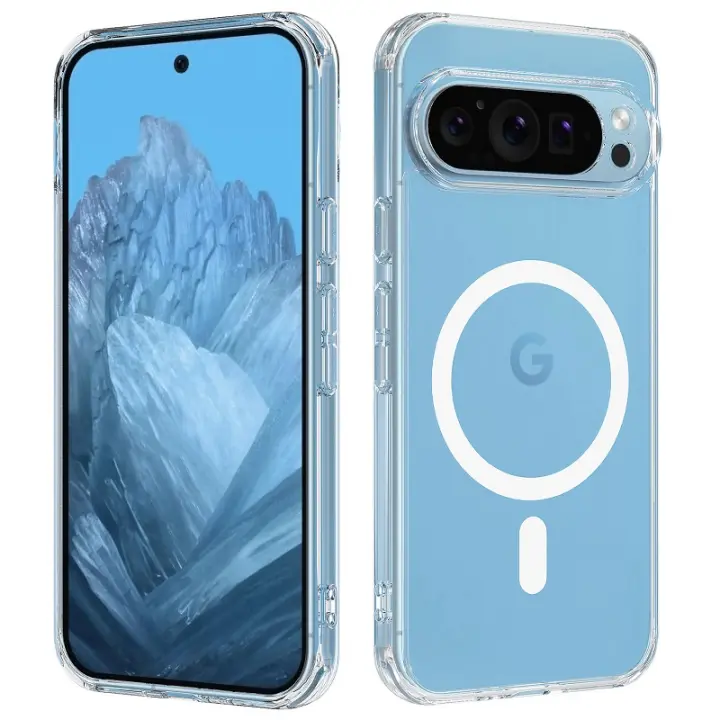 Fundas de teléfono magnéticas transparentes para Google Pixel XL 9a 9 8a 7a 8 7 Pro cubierta protectora - 1