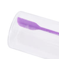 Botellas de muestra de mezcla de escultura DIY, 4 piezas, espátula de goma pequeña, Mini espátula de silicona, juego de frascos finos, raspador de maquillaje - details 5