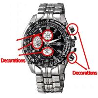 Reloj de Cuarzo de Fecha Sencilla de Marca XINEW Reloj de Lujo para Hombres con Correa de Cuero - details 15