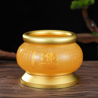 Buda de Jade Liuli en Casa Ofrenda Interior con Sutra del Corazón y Flor de Loto - details 9