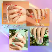 ROSALIND-Juego de esmaltes en Gel para uñas, Set de 4/5/6 piezas, semipermanentes, Serie de invierno, barnices híbridos, todo para manicura - details 29