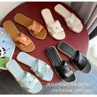 Nuevas zapatillas de verano para mujer, ropa exterior, estilo coreano Ins Web, piel de camarón roja, sandalias de moda, venta rápida, venta al por mayor de Amazon - details 0