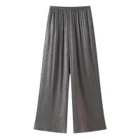 Moda para Mujer OUWU Conjunto de Dos Piezas de Kimono Texturizado y Pantalones Rectos de Cintura Alta Elástica - details 14