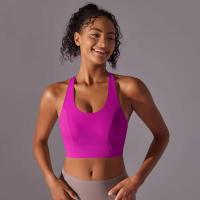 Sujetador Deportivo de Una Pieza sin Costuras A Prueba de Golpes para Yoga, Correr, Fitness - details 19