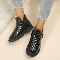 Botas cálidas de nieve para mujer, botines de felpa con hebilla, invierno, 2023 - details 4