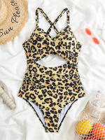 Bañador de una pieza para mujer, traje de baño con realce, Monokini Sexy recortado, ropa de playa para verano, 2024 - details 2