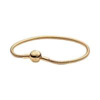 Pandora Chapado en Cobre Blanco Gruzo Plata Gold Rose Huesode Serpiente pulsera AMOR Amor pulsera - details 4