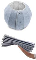 Cama de Gato de concha para interiores, juguetes de gato, Bola de fieltro interactiva, cueva de gato suave, túnel plegable multifunción para mascotas, tubo de juguete divertido - details 6