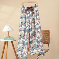 Pijama de algodón con burbujas para mujer, pantalones casuales de verano nuevos para el hogar, estilo delgado, se pueden usar al aire libre, pantalones antimosquitos, pantalones largos sueltos de talla grande - details 21