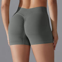 Hamidou-pantalones cortos de Yoga sin costuras para mujer, Shorts deportivos de realce de glúteos, transpirables, secado rápido - details 12