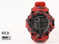 Reloj de Pulsera Electrónico de Moda para Hombres SHUNWAY Impermeable, Luz Nocturna, Deportes al Aire Libre, Camuflaje - details 14
