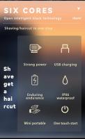 Kemei-afeitadora profesional de barbero para hombre, máquina de afeitar eléctrica sin cable para cabeza calva, afeitadora suave, recortadora de barba - details 1