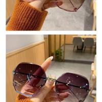 Gafas finas de cara grande, gafas de sol, gafas de sol para mujer - details 3