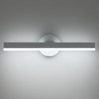 Goeco-Lámpara LED de Pared Giratoria Moderna, 12W Aplique de Pared de Estilo Nórdico, 6500K/3000K Luz Blanca Fría/Caliente, Iluminación Interior de Luz Nocturna para Pasillo, Balcón, Escalera, Dormitorio, 220V, Blanco, 38*10*6CM, 426LM - details 2