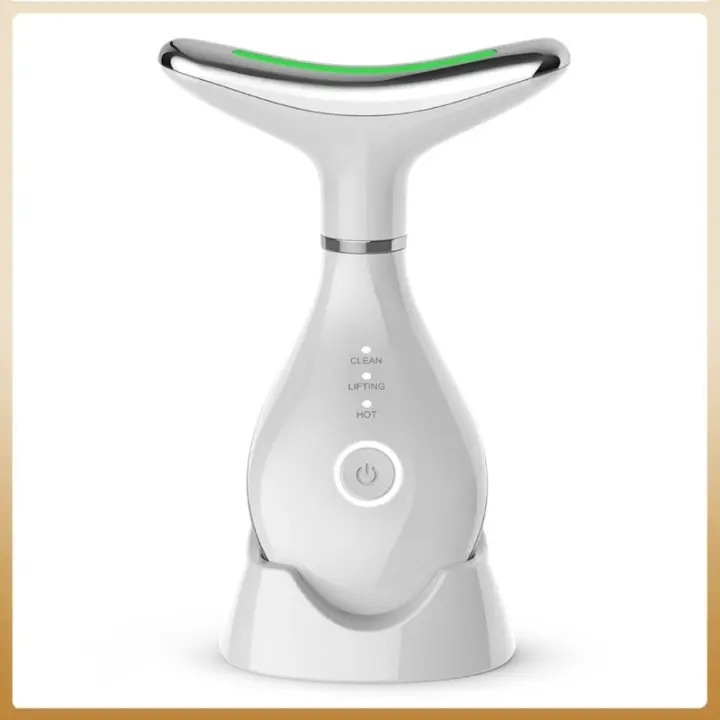 Nuevo Instrumento de Belleza para el Cuello Masajeador Reafirmante de Estiramiento Facial con Microcorriente Belleza en Casa - 1