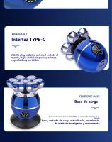 Afeitadora electrica hombre multifunción cabeza viajar Portátil Cortapelos - details 9