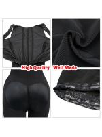 Fajas Colombianas Para Mujer Postcirugía Modelador De Cintura Levantador De Glúteos Shapewear Corporal Completo Compresión Después De BBL - details 4