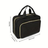 Bolsa de Maquillaje de Viaje Portátil Organizador Plegable con Gancho para Cosméticos - details 0