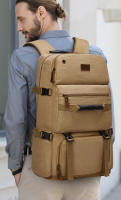 Bolsa de viaje de lona para hombre, mochila de gran capacidad, capacidad expandible, con interfaz USB - details 0