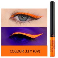 HANDAIYAN Juego de delineador de ojos líquido mate de 12 colores, delineador de ojos colorido intenso metálico resistente al agua, larga duración, punta ultrafina a prueba de manchas - details 42