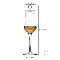 Copa de Whisky sin Plomo 100-200ml Ideal para Pruebas de Vino Rojo Champán - details 3
