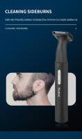 Kemei-recortador de pelo de nariz y Oreja portátil, 3 en 1, carga Micro USB, recortador de barba y cejas para hombres y mujeres, sin dolor, ligero - details 3