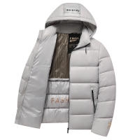 Nueva chaqueta gruesa cómoda y versátil para hombre, moda para actividades al aire libre, abrigo a prueba de viento para mantener el calor, Parka informal con sombrero extraíble para invierno - details 2